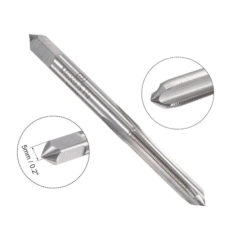TOP-VIGOR M6 x 0.5mm Metric Tap and Die Set, Right Hand Machine Thread Tap with Round Threading Die for Making or Repairing Threads on Iron, Copper, Steel and Other Metal Materials - Image 3